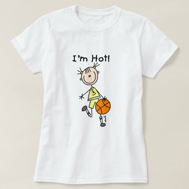 Basketball I'm Hot T-shirts and Gifts (Design Front)