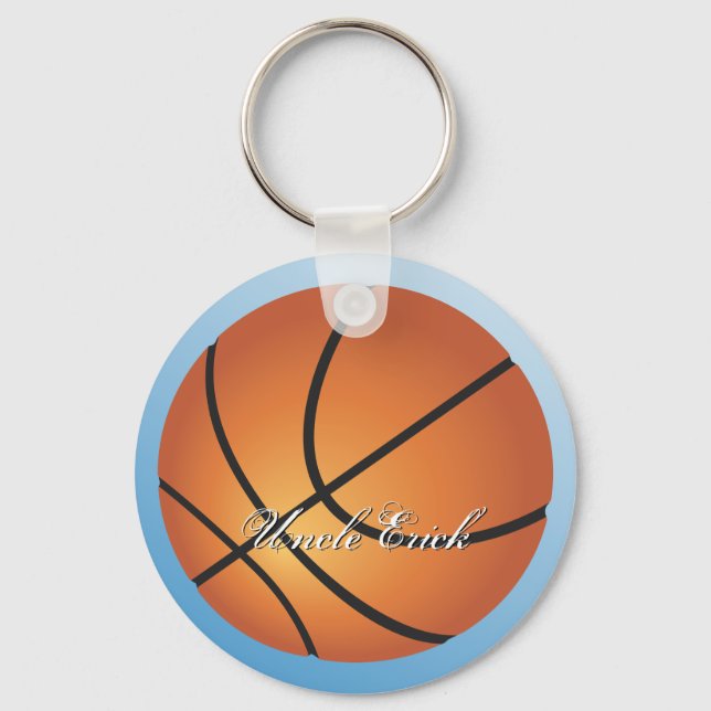 Basketball Image Incredible Budget Special Key Ring (Front)