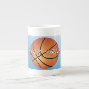 Basketball Image 🏀 Monogram Budget Special Bone China Mug
