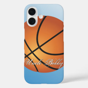  Basketball Image 🏀 Monogram Budget Special  iPhone 16 Case