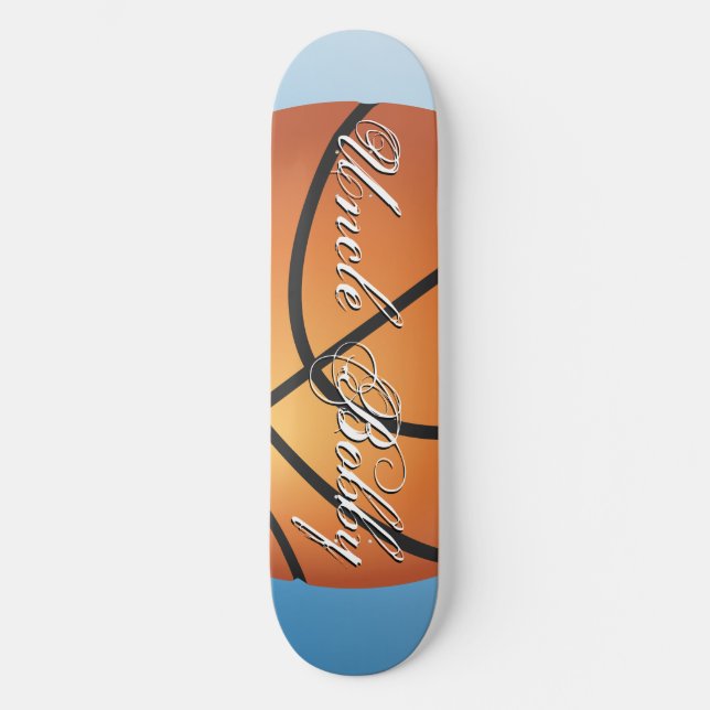 Basketball Image 🏀 Monogram Budget Special  Skateboard (Front)