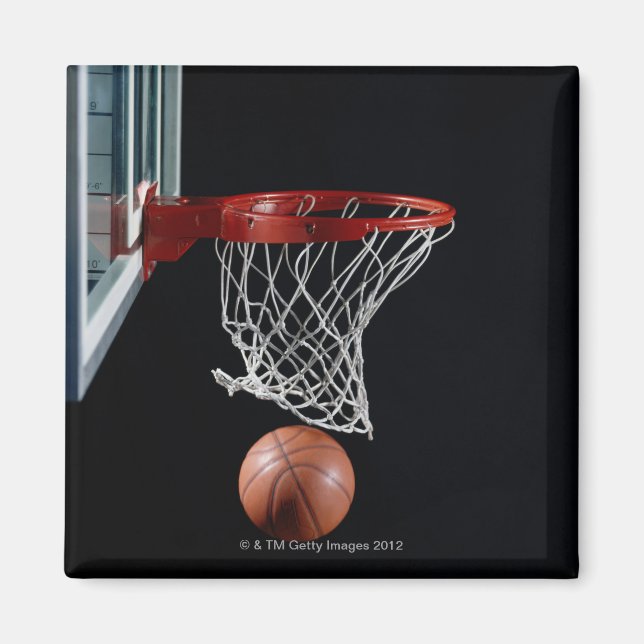Basketball in Hoop Magnet (Front)