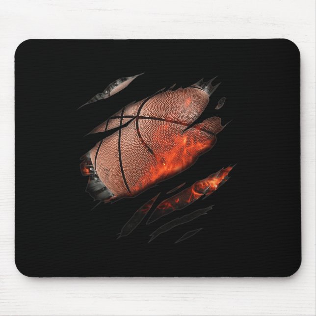 Basketball in me Design Mouse Mat (Front)