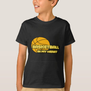 Basketball In My Heart Funny S - Gift For T-Shirt