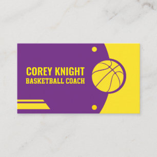 Basketball Instructor - basketball coach Business Card
