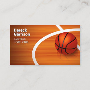 Basketball Instructor   Coach   Trainer Business Card