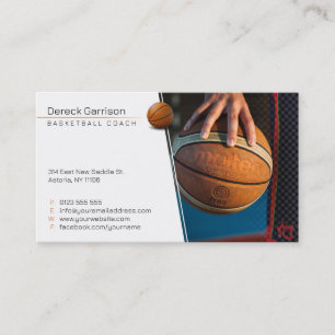 Basketball Instructor   Coach   Trainer Business Card