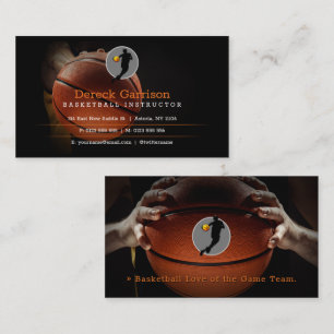 Basketball Instructor   Coach   Trainer Business Card