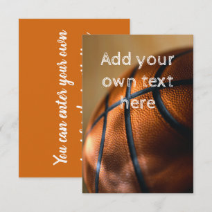Basketball Invitation