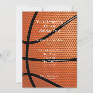 Basketball Invitation