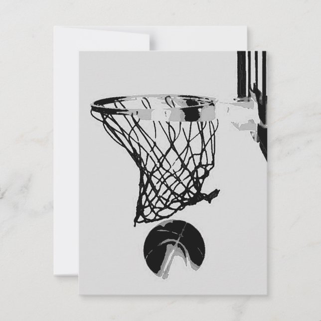 Basketball Invitations (Front)
