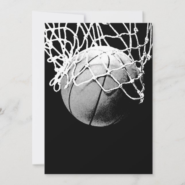 Basketball Invites - Basketball Invitation (Front)