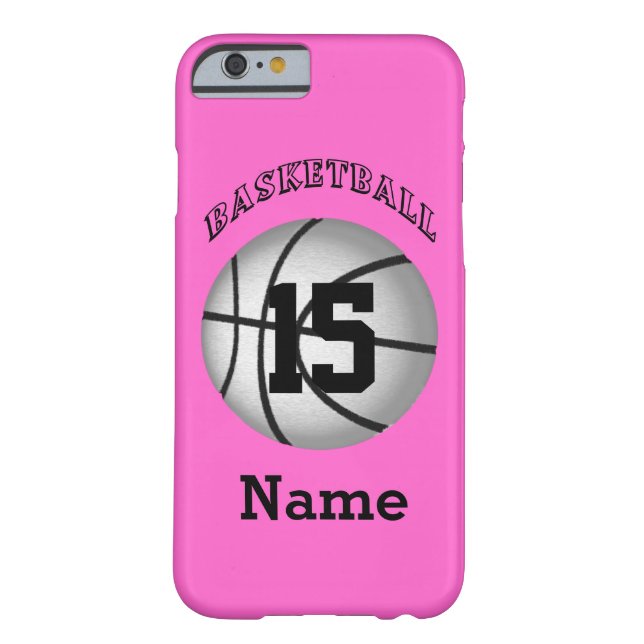 Basketball iPhone 6 Cases Your NAME and NUMBER (Back)