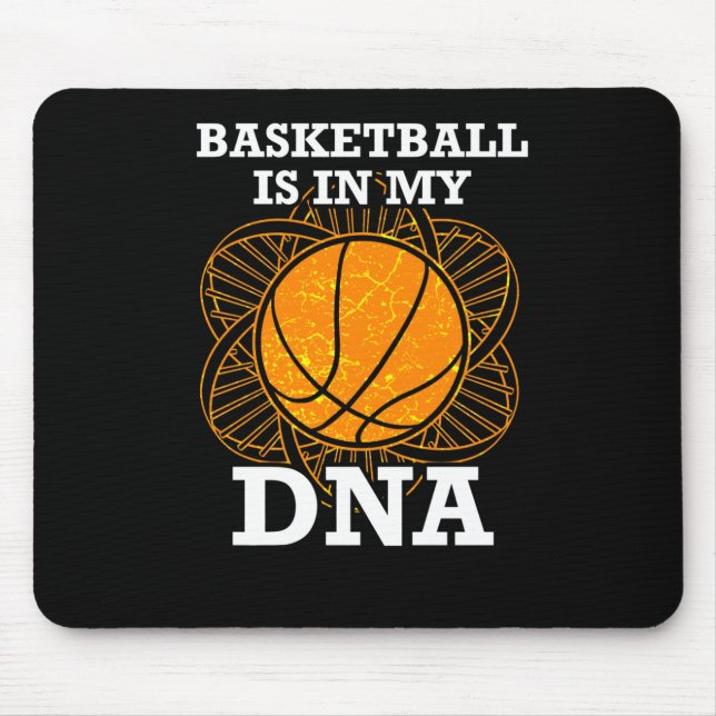 Basketball Is In My Dna  Mouse Mat (Front)