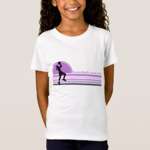 Basketball is in My DNA Retro Sunset T-Shirt