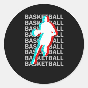 Basketball Is My Favourite Season 3 Classic Round Sticker