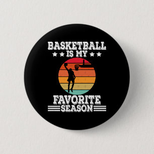 Basketball Is My Favourite Season 5 6 Cm Round Badge