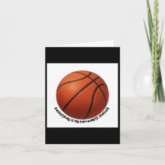 Basketball Is My Favourite Season Active  Card