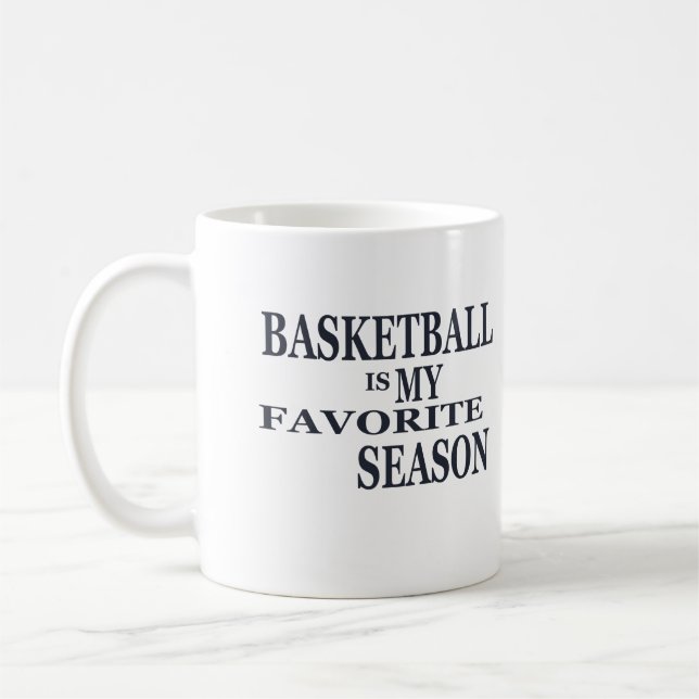 Basketball is my favourite season coffee mug (Left)
