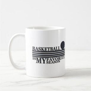 Basketball is my favourite season coffee mug