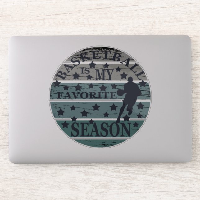 Basketball is my favourite season vintage style (Computer)