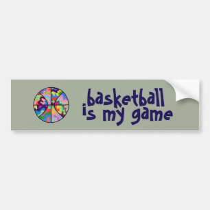 Basketball is My Game Bumper Sticker