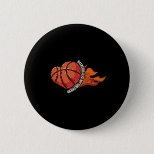 Basketball Is My Girlfriend Ball Game Hoops Play 6 Cm Round Badge