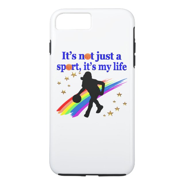 BASKETBALL IS MY LIFE BASKETBALL DESIGN Case-Mate iPhone CASE (Back)