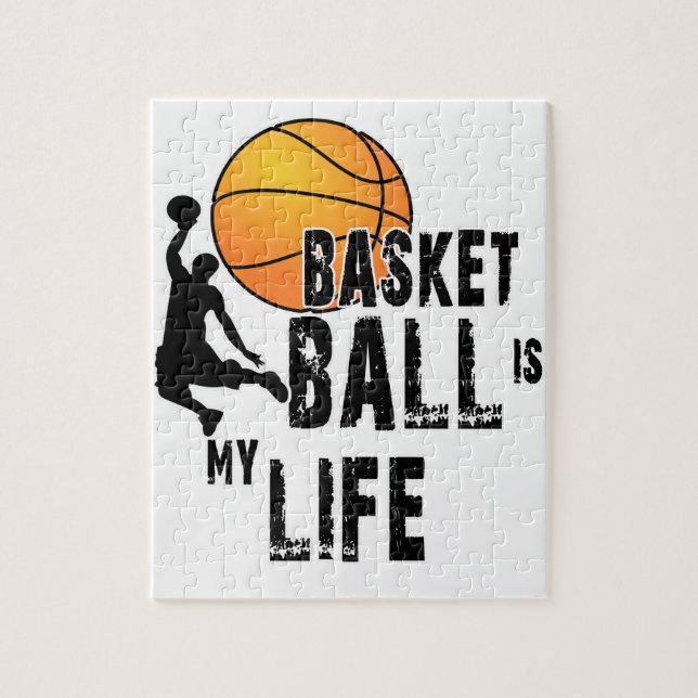 Basketball is my life jigsaw puzzle (Vertical)