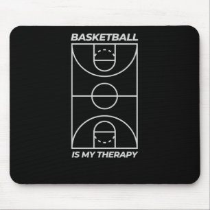 Basketball Is My Therapy Mouse Mat