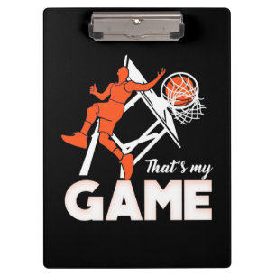 Basketball It Is My Game Clipboard