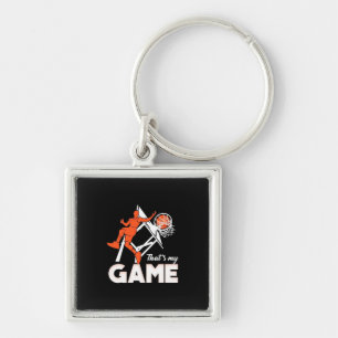 Basketball It Is My Game Key Ring