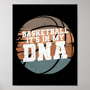 Basketball It's In My Dna 1  Poster