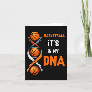 Basketball It's In My DNA Fun Player Coach Team Sp Card