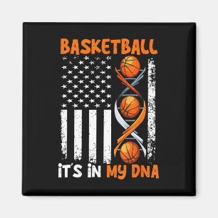Basketball It's In-my Dna Fun Player Coach Team Sp Magnet