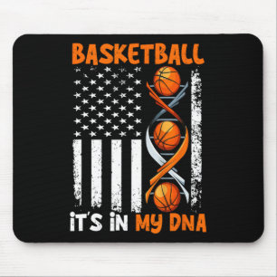 Basketball It's In-My DNA Fun Player Coach Team Sp Mouse Mat