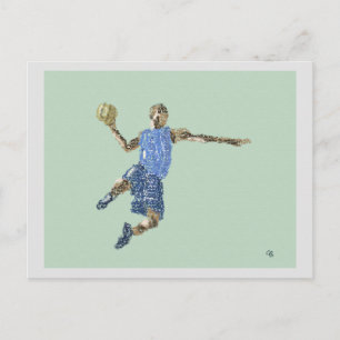 #Basketball  #Jump Postcard