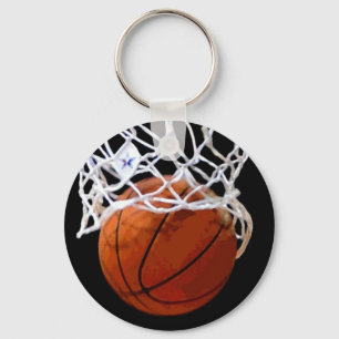 Basketball Keychain - Unique Modern Stylish Art