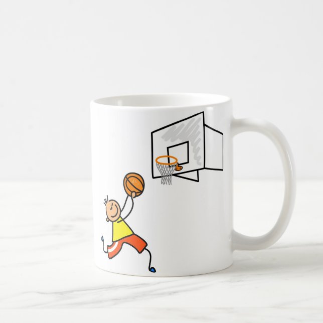 Basketball Kid Coffee Mug (Right)