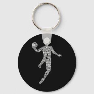 Basketball Kids Boys Men Key Ring