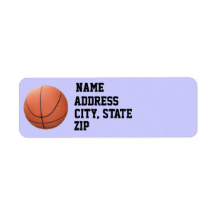 Basketball Labels