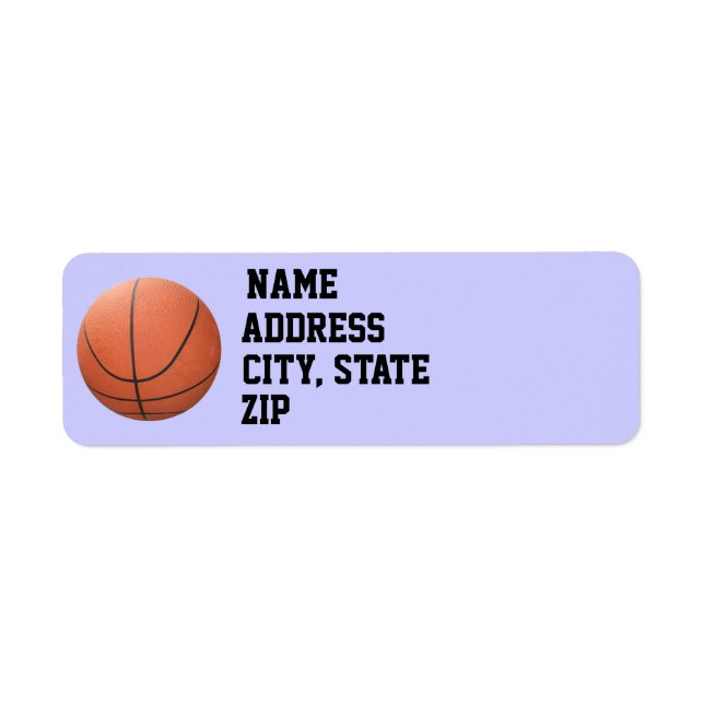 Basketball Labels (Front)