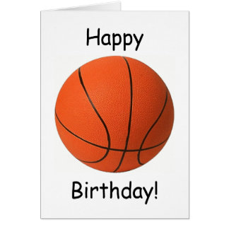 Basketball Birthday Cards, Photo Card Templates, Invitations & More