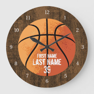 Basketball Large Clock