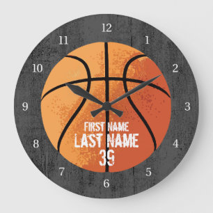 Basketball Large Clock