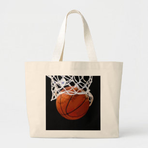 Basketball Large Tote Bag