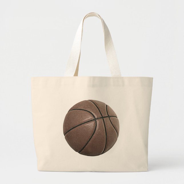 Basketball Large Tote Bag (Front)