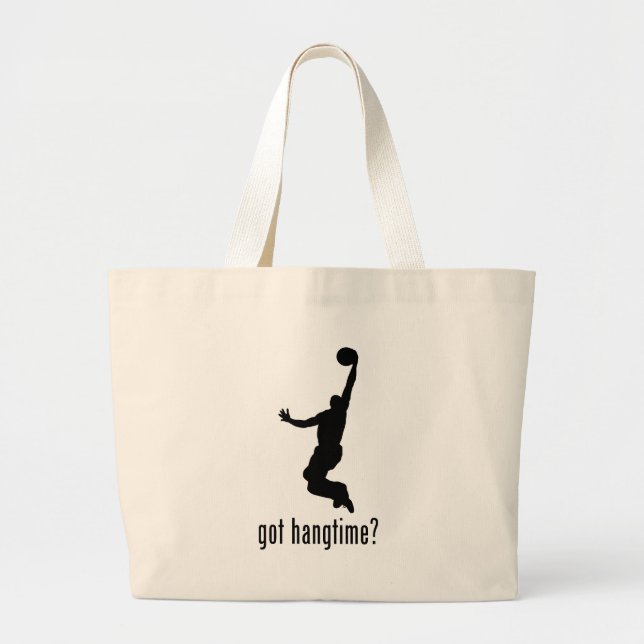 Basketball Large Tote Bag (Front)