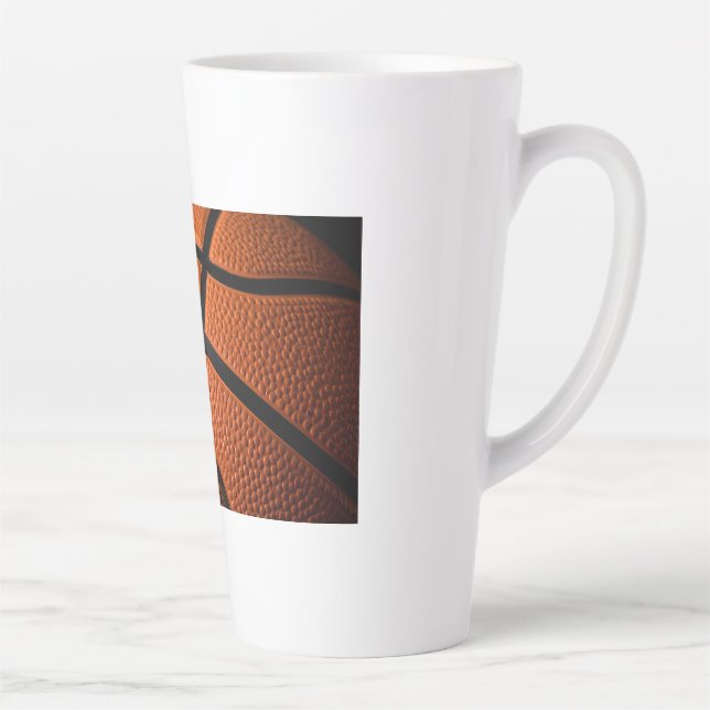 basketball latte mug (Right)