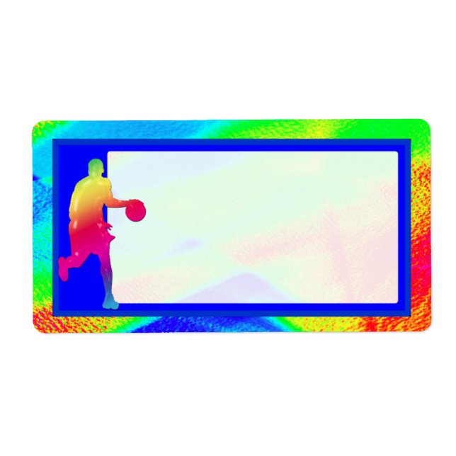 Basketball Lights Shipping Label (Front)